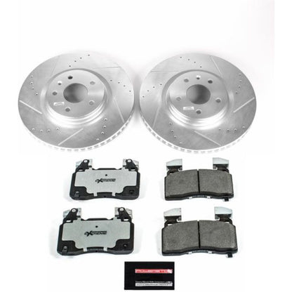 PowerStop Power Stop 14-19 Chevrolet Corvette Front Z26 Street Warrior Brake Kit