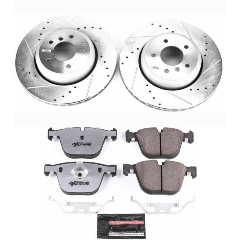 PowerStop Power Stop 08-10 BMW 535i Rear Z26 Street Warrior Brake Kit