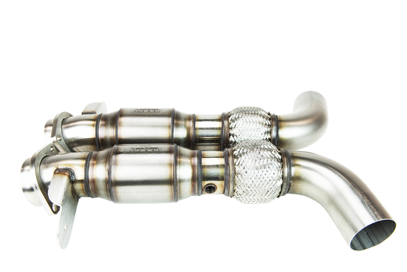 Kooks Headers Kooks 2015+ Ford Mustang GT350 5.2L 3in x 2-3/4in Cat SS X-Pipe Kooks HDR Req