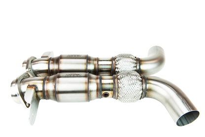 Kooks Headers Kooks 2015+ Ford Mustang GT350 5.2L 3in x 2-3/4in Cat SS X-Pipe Kooks HDR Req