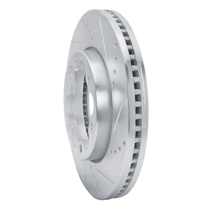 R1 Concepts R1 2006-2019 Toyota HiAce (Mexico) Front Right Drilled & Slotted Silver Brake Rotor