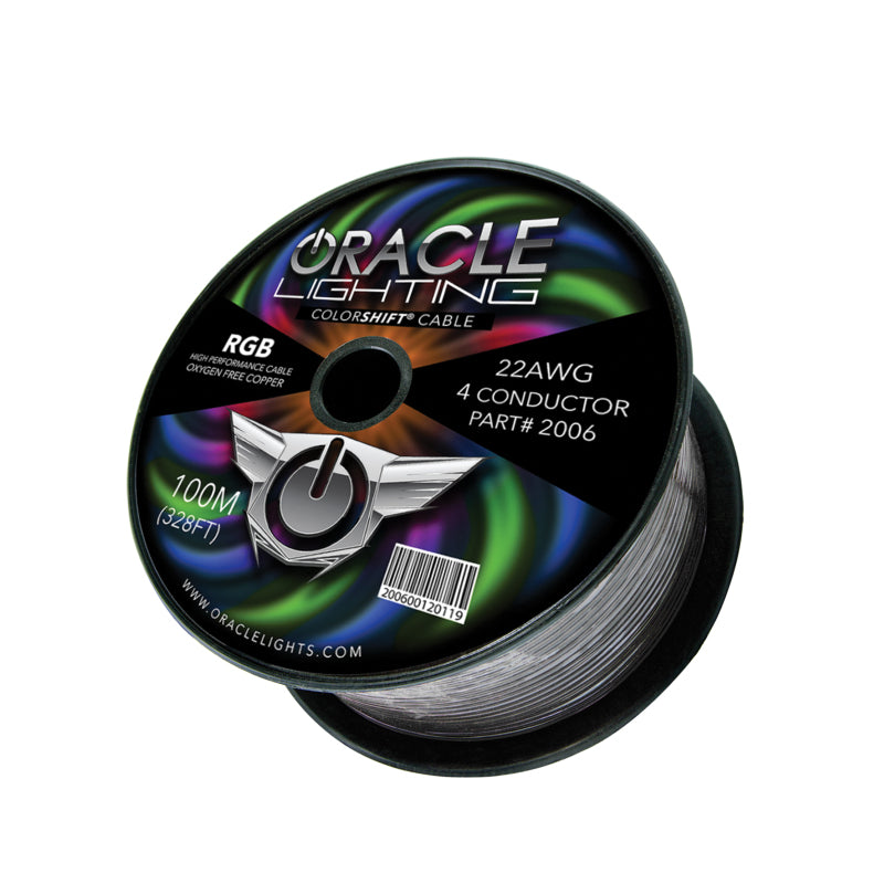 ORACLE Lighting Oracle 22AWG 4 Conductor RGB Installation Wire 100M (328ft) Spool - RGB