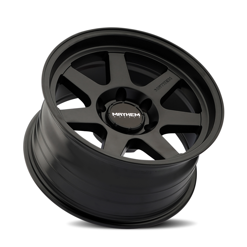 Mayhem 8307 Convoy 17x9 / 6x139.7 BP / -6mm Offset / 106mm Hub Satin Black Wheel