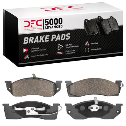 DFC 88-90 Dodge Dynasty Front 5000 Advanced Semi Metallic Brake Pads