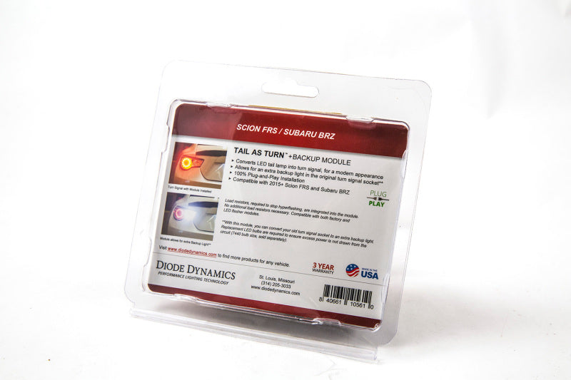 Diode Dynamics 13-16 FR-S / BRZ Tail as Turn +Backup Module (USDM) Stage 1
