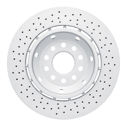DFC 03-04 Audi RS6 Left Rear Drilled Hi-Carbon Alloy Geomet Coated Rotor
