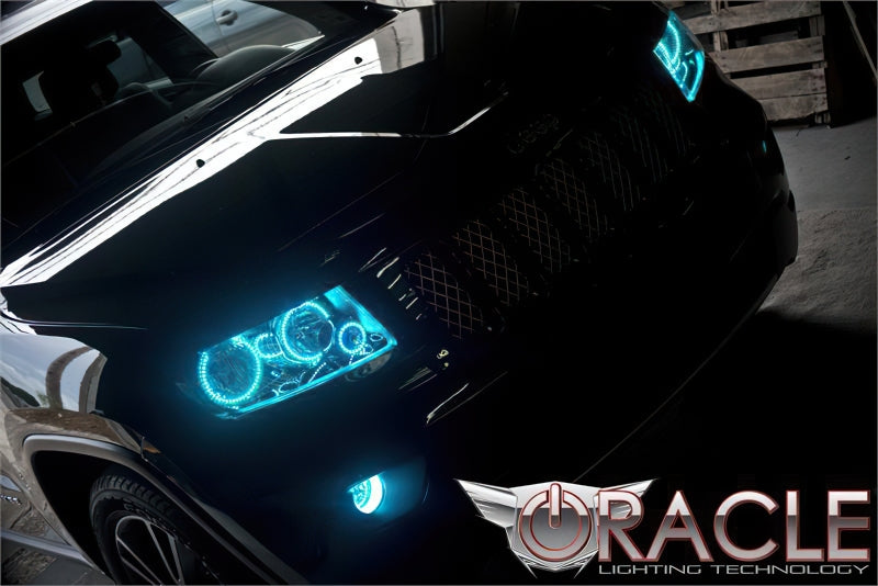 ORACLE Lighting Oracle Jeep Grand Cherokee 11-13 Halo Kit - ColorSHIFT