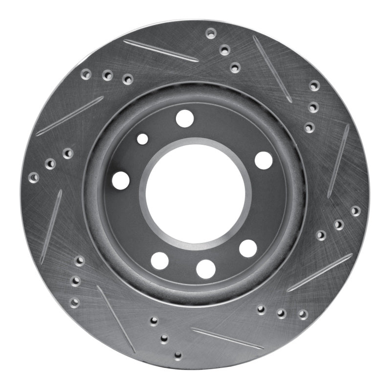 R1 Concepts R1 02-06 Dodge Sprinter 2500 Front Left Drilled & Slotted Silver Brake Rotor