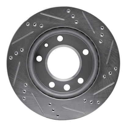 R1 Concepts R1 02-06 Dodge Sprinter 2500 Front Left Drilled & Slotted Silver Brake Rotor