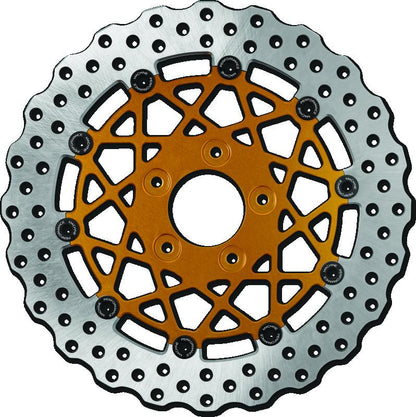 Performance Machine Disc/Carr Speedstar 11.5in x .20 FF No O/S Front - Gold Ano