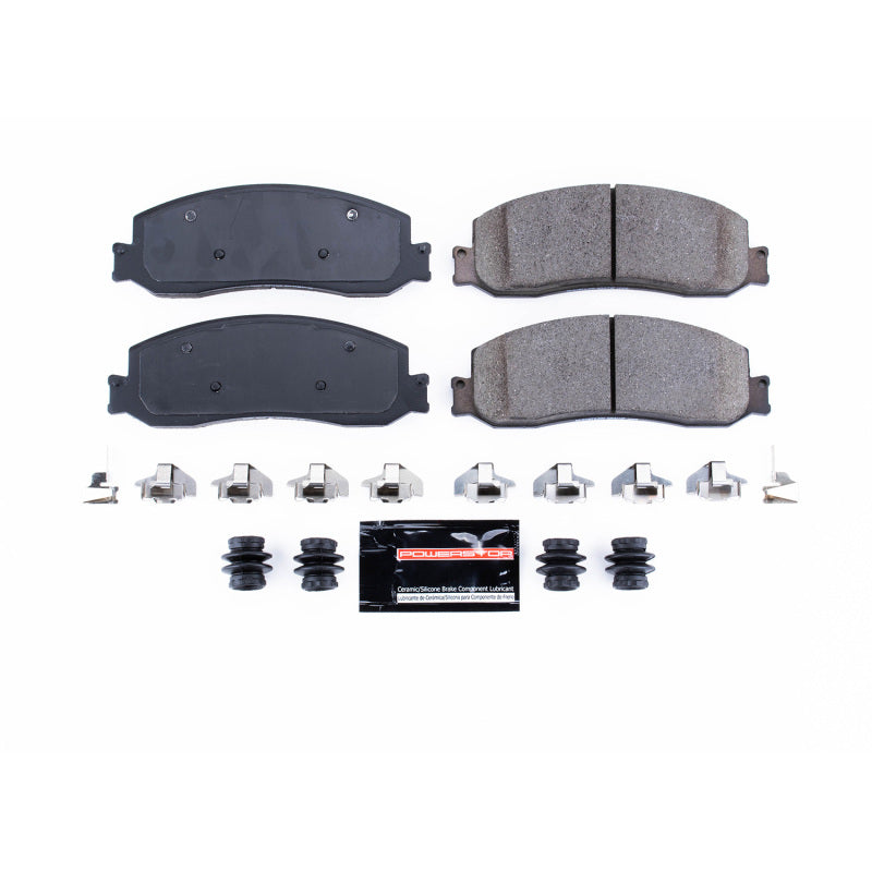 PowerStop Power Stop 2012 Ford F-250 Super Duty Front Z23 Evolution Sport Brake Pads w/Hardware
