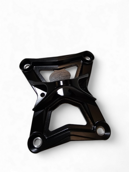 Elektric Off Road Elektric Offroad 2020-2024 Polaris Rzr Pro Xp Radius Rod Plate With Tow Hook Anodized Black