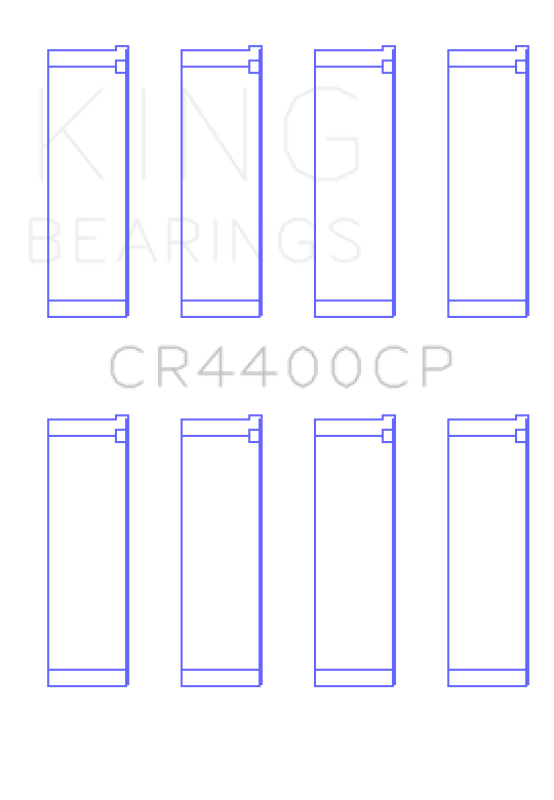 King Engine Bearings Honda R16A/R18A 2006- Current (Size +0.75mm) Connecting Rod Bearing Set