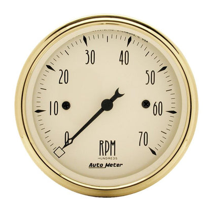 AutoMeter Gauge Oil Press 2-1/16in. 100PSI Elec Golden Oldies