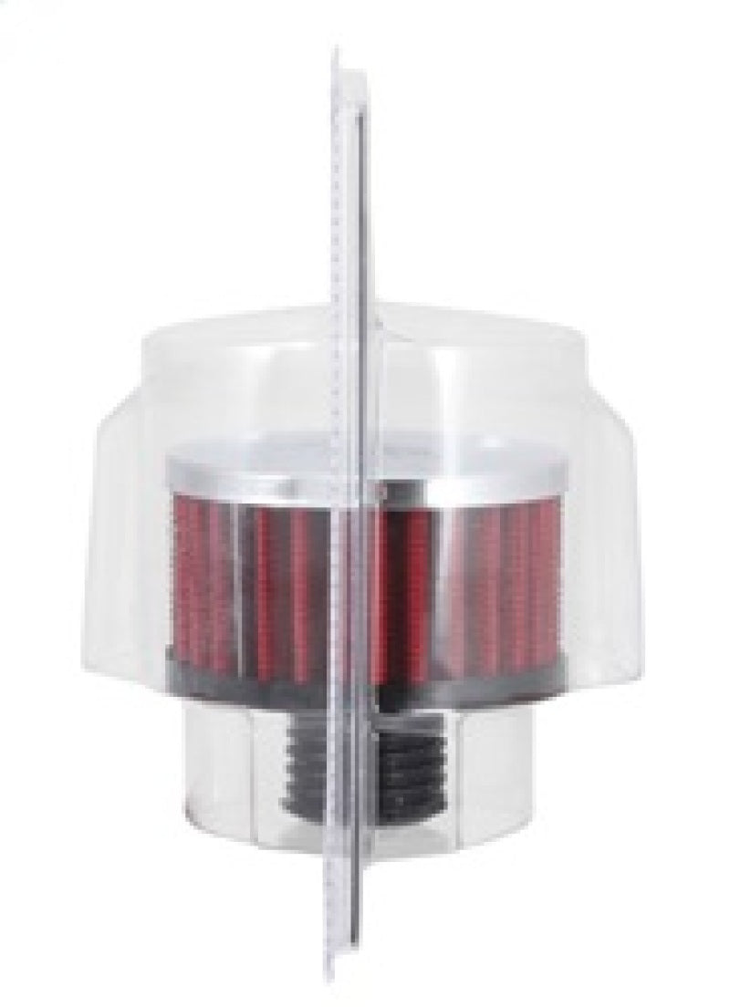 K&N Engineering K&N .5in Flange ID x 3in OD x 3.25in H Rubber Base Crankcase Vent Filter