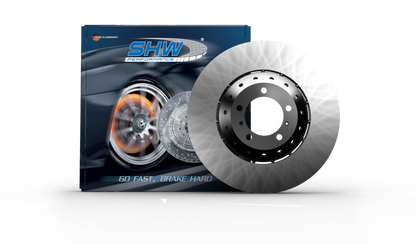 SHW Performance SHW 11-15 Audi A8 Quattro (CREC) Front Smooth Lightweight Brake Rotor (4H0615301AN)