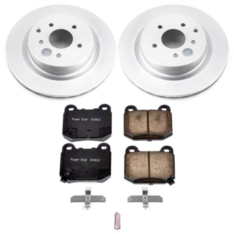 PowerStop Power Stop 03-04 Infiniti G35 Rear Z17 Evolution Geomet Coated Brake Kit