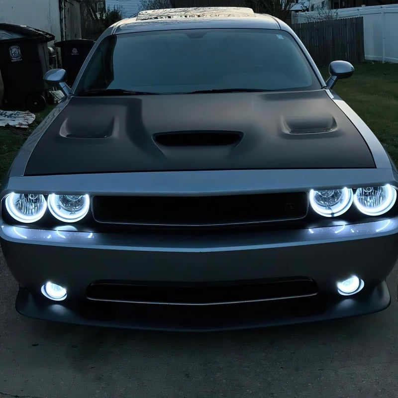 ORACLE Lighting Oracle Dodge Challenger 08-14 Halo Kit (ProjectorHL) - ColorSHIFT w/o Controller