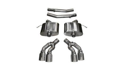 CORSA Performance Corsa 2016-2019 Cadillac CTS V Sedan 6.2L V8 2.75in Polished Sport Axle-Back Exhaust