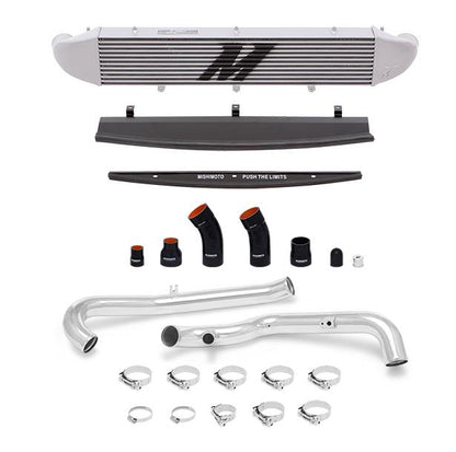 Mishimoto 2014-2016 Ford Fiesta ST 1.6L Front Mount Intercooler (Silver) Kit w/ Pipes (Silver)
