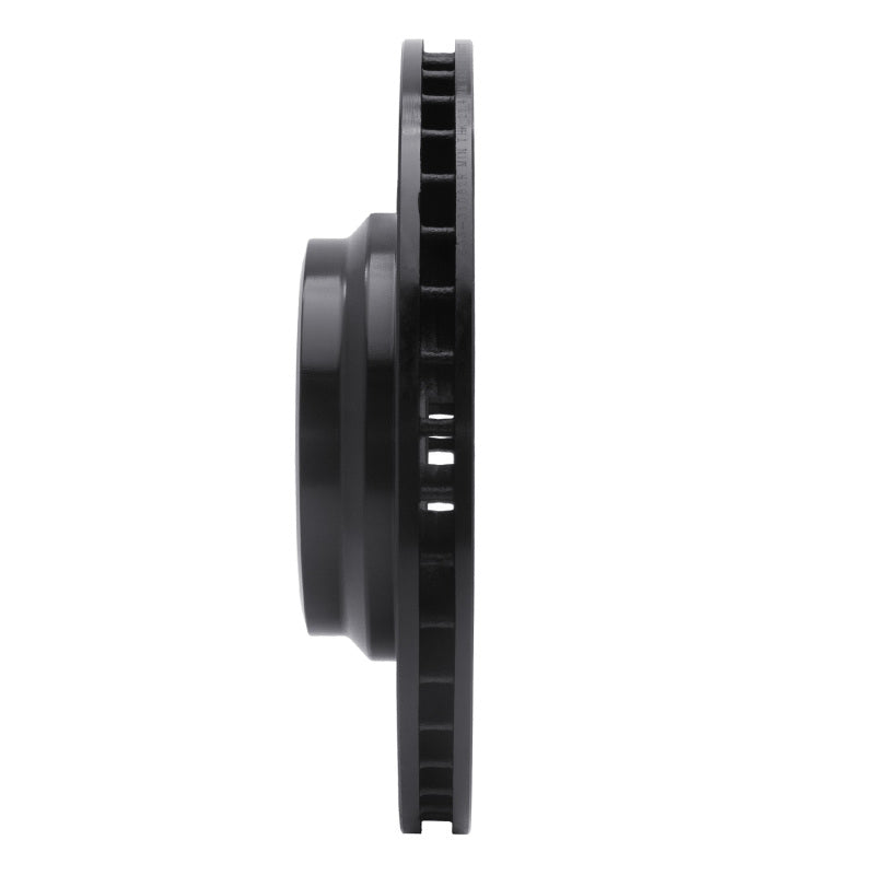 R1 Concepts R1 07-15 BMW 335I Front Right Drilled & Slotted Black Brake Rotor