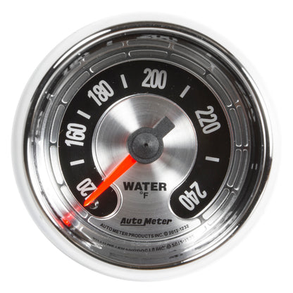 Autometer American Muscle 52mm 240 Deg F Water Temp Gauge