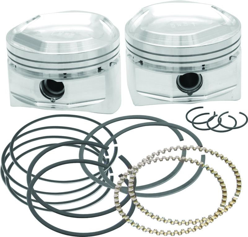 S&S Cycle 84-99 BT HSF 3-5/8in Piston Set - .020in