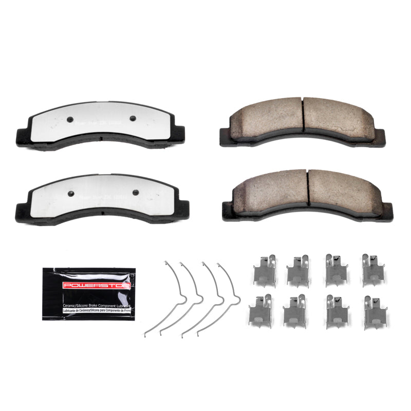 PowerStop Power Stop 00-05 Ford Excursion Front Z36 Truck & Tow Brake Pads w/Hardware