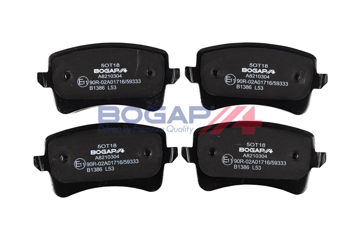 BOGAP A8210304 Brake Pad Set, Disc Brake