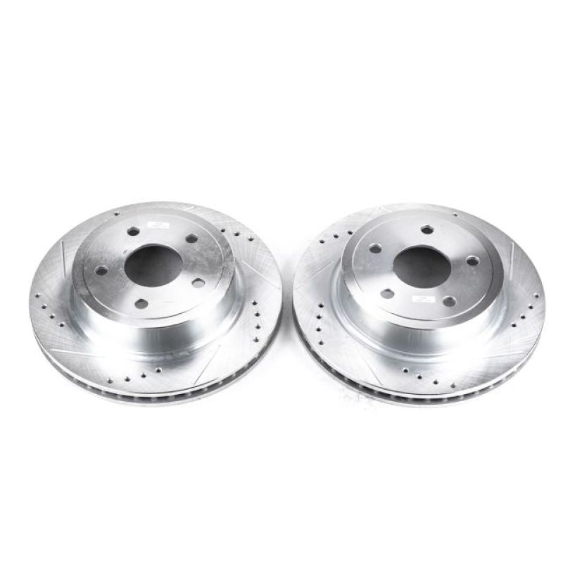 PowerStop Power Stop 04-06 Dodge Ram 1500 Rear Evolution Drilled & Slotted Rotors - Pair