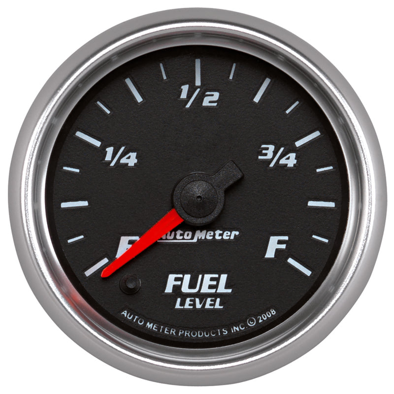 Autometer Pro-Cycle Gauge Fuel Level 2 1/16in 0-280 Programmable Black