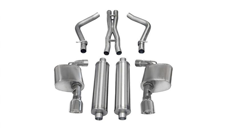 CORSA Performance Corsa 2012-2014 Dodge Charger SRT-8 6.4L V8 Polished Xtreme Cat-Back Exhaust