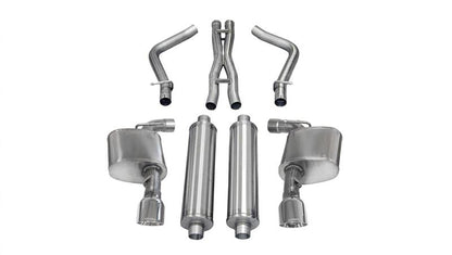 CORSA Performance Corsa 2012-2014 Dodge Charger SRT-8 6.4L V8 Polished Xtreme Cat-Back Exhaust