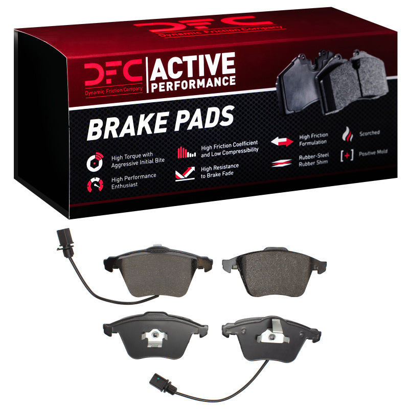 DFC 00-11 Audi A4 (USA/Canada) Front Active Performance Pads - Low Metallic
