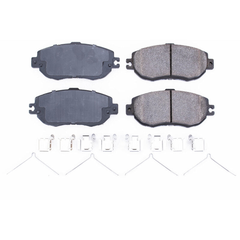 PowerStop Power Stop 93-94 Lexus LS400 Front Z17 Evolution Ceramic Brake Pads w/Hardware