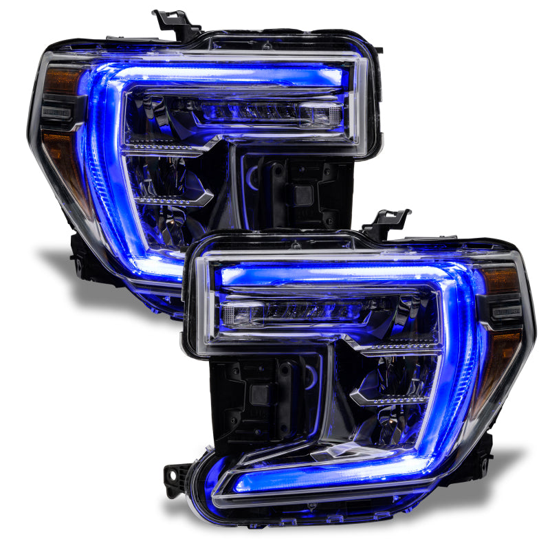 ORACLE Lighting Oracle 19-21 GMC Sierra 1500 RGB+W Headlight DRL Upgrade Kit - ColorSHIFT w/o Controller