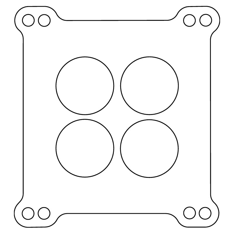 Cometic Gasket Cometic Carter AFB Holley 4 Barrel .039in Fiber Carburetor Gasket - 4-Hole - Double Drilled