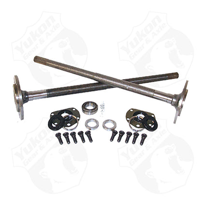 Yukon Gear & Axle Yukon Gear One Piece Axles For 76-79 Model 20 CJ7 Quadratrack w/ Bearings and 29 Splines / Kit