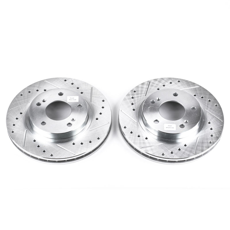 PowerStop Power Stop 00-01 Infiniti I30 Front Evolution Drilled & Slotted Rotors - Pair