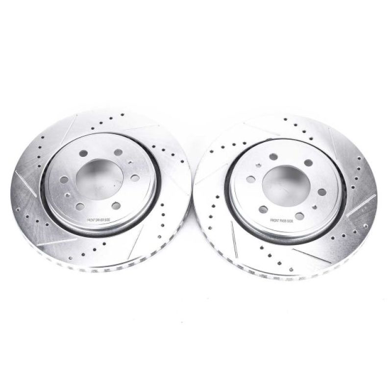PowerStop Power Stop 07-19 Ford Expedition Front Evolution Drilled & Slotted Rotors - Pair