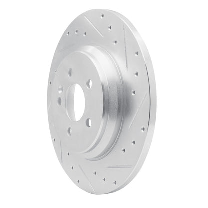 R1 Concepts R1 00-05 Mercedes-Benz ML55 AMG Rear Right Drilled & Slotted Silver Brake Rotor