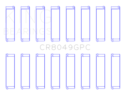 King Engine Bearings BMW N62/N63/S63/N62N Connecting Rod Bearing Set