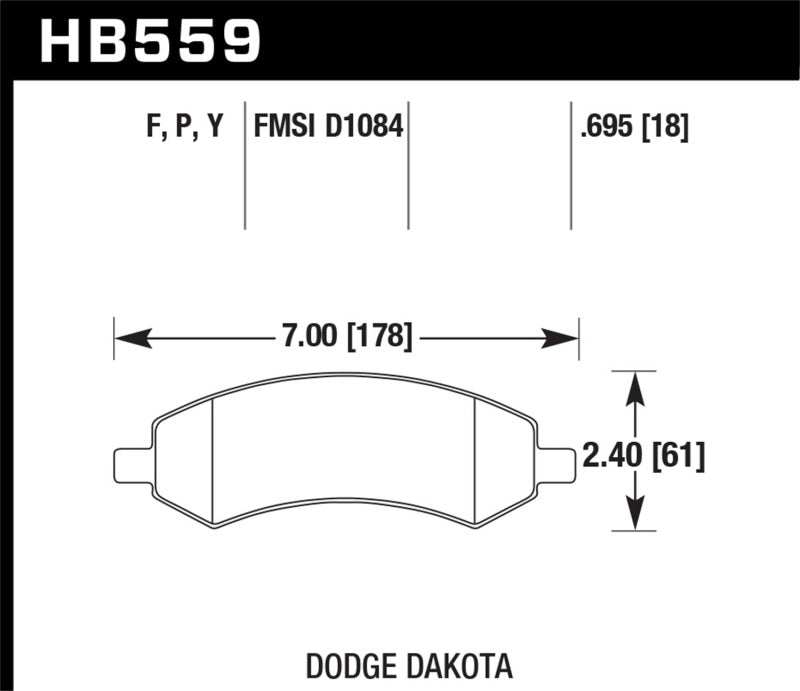 Hawk Performance Hawk HPS Street Brake Pads