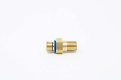 Aeromotive VaporWorx GM Fuel Pressure Sensor Adapter - M10 x 1.0mm Male to 1/8in NPT Port - Brass