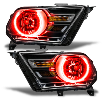 ORACLE Lighting Oracle 10-14 Ford Mustang SMD HL (Non-HID) - Red