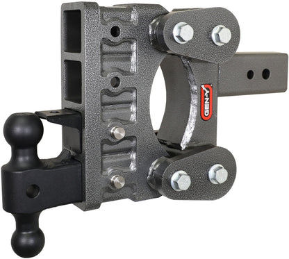 GEN-Y Hitch Gen-Y The Boss Torsion-Flex 3in Shank 6in Drop 21K Hitch w/GH-061 Dual-Ball/GH-062 Pintle Lock