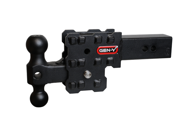 GEN-Y Hitch Gen-Y Phantom-X 2in Solid Shank 2.5in Drop 1K TW 10K Hitch w/GH-031 (No Flat Towing)