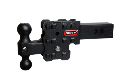 GEN-Y Hitch Gen-Y Phantom-X 2in Solid Shank 2.5in Drop 1K TW 10K Hitch w/GH-031 (No Flat Towing)