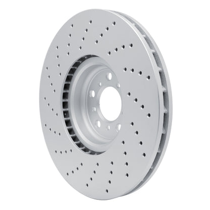 DFC 15-19 BMW X6 Right Front Drilled GeoSPEC Coated Rotor