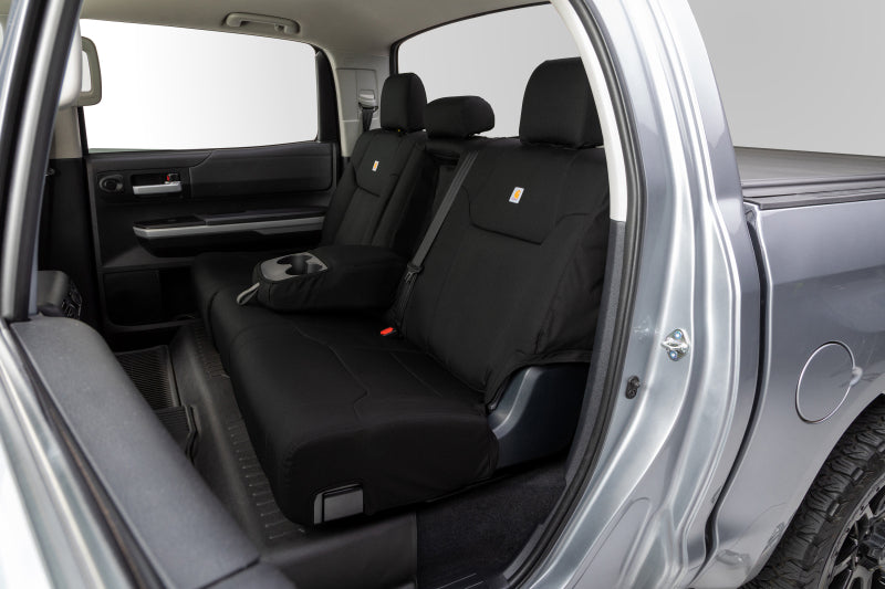 Covercraft 17-18 Ford F250 Carhartt Super Dux PrecisionFit Custom Second Row Seat Covers - Black